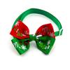 Christmas Handmake Dog Bow Ties Puppy Bowties Pet Cat Dog Bow Tie Collar for Dogs Grooming Dog Christmas Accessories