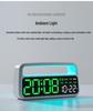 Atmosphere LED Alarm Clock Home Decor: Multifunctional Electronic Bedside Clock 5520