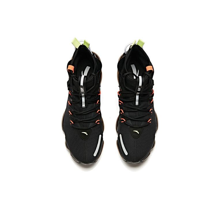 Anta Mesh Funktionelles Luftkissen Atmungsaktive High-Top Freizeitschuhe Herren Sneaker Schwarz 91941120-1