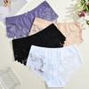 1pcs Women's High Waisted Plus Size Lace Bow Underwear, Fashionable, Breathable, Soft and Comfortable Women's Underwear, Multiple Colors