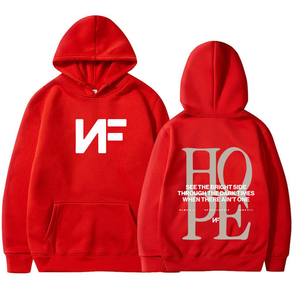 Rapper Nf Hope Tour Mikina Harajuku Dlouhý Rukáv Oversized Pulovr Pánské Dámské Oblečení Móda Hip Hop Vintage Mikiny s Kapucí