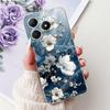 4G Clear For Realme Note 60 Case RMX3933 Luxury Butterfly Love Flowers Cool Lion Painted Phone Case For Realme Note 60X RMX3938