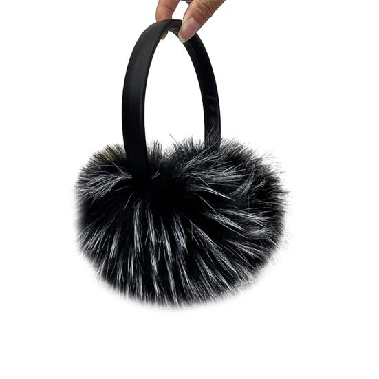 Earmuffs Faux Mink Fur Oversized Fit Soft Thick Fluffy Warm Ear Warmers Fall Winter Outdoor Activities Ear Muffs