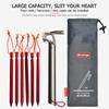 Outdoor Camping Equipment Stake Storage Bags Tent Accessories Hammer Wind Rope Tent Pegs Nails Storage Bag