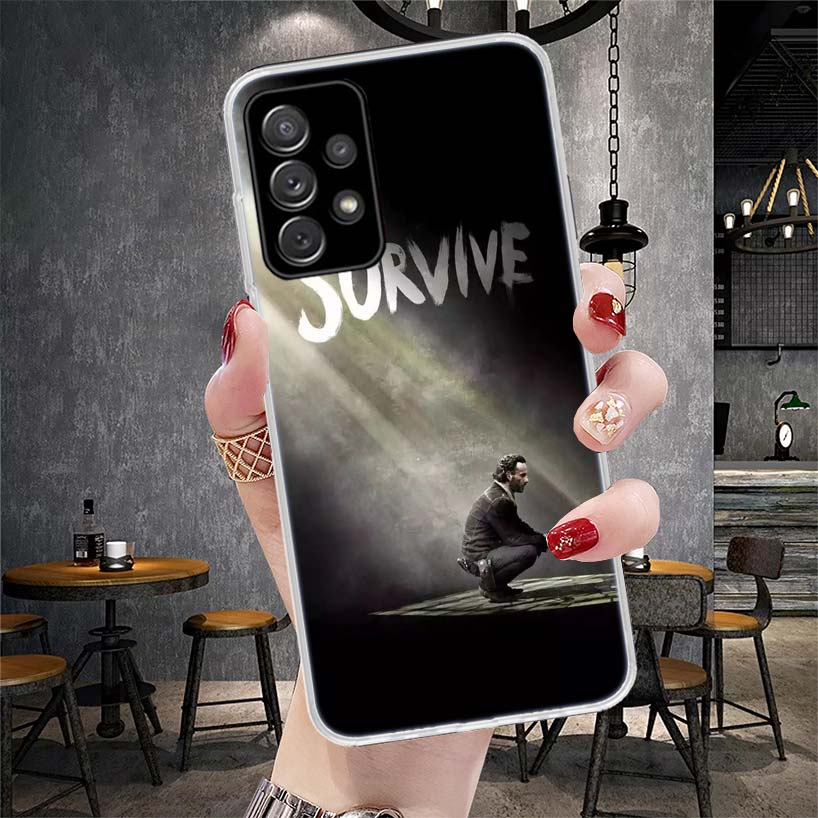 The Walking Deads TV Soft Phone Case For Samsung Galaxy A12 A22 A32 A52 A72 A02S A51 A50S A71 A70 A31 A20S Note 20 Ultra S10 A10