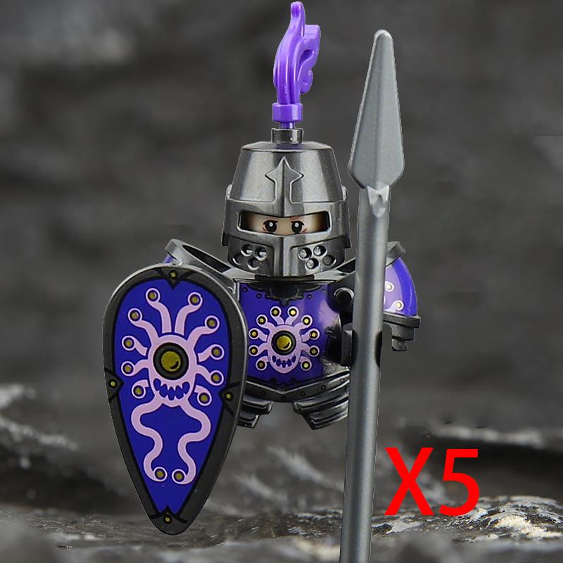 Středověký Vojenský Řím Válka Akční Figurky Armádní Figurky Stavební Kostky Helma Zbraně Příslušenství Děti na Hračky Dárky