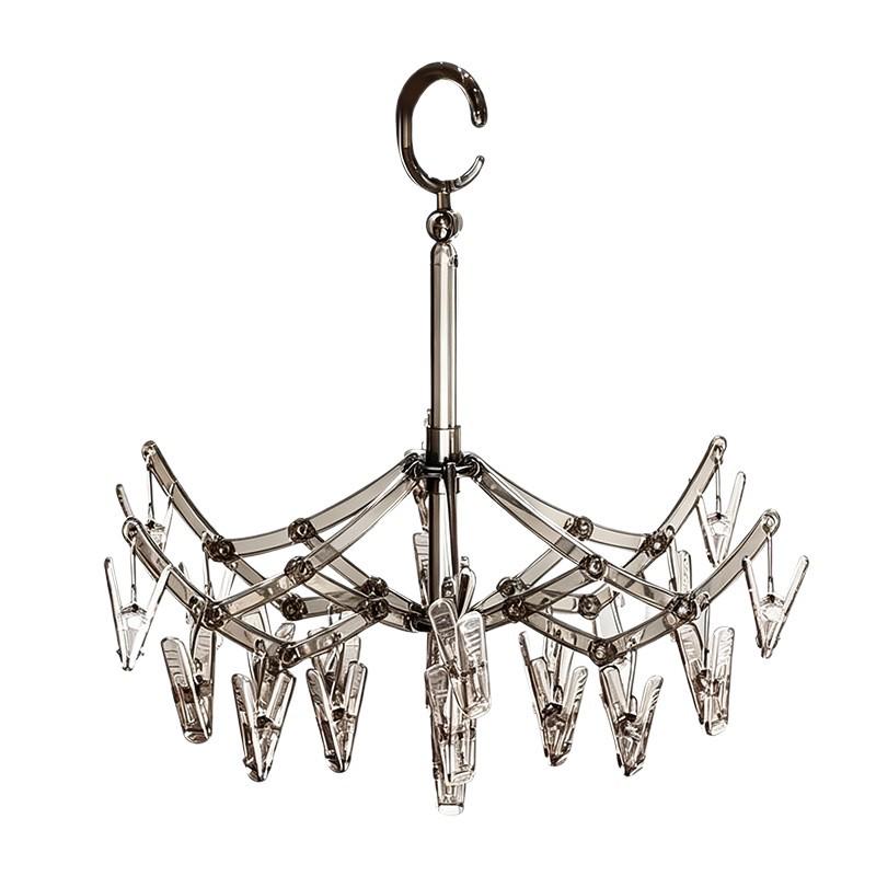 Wall-Mounted Clothes Drying Rack with Suction Cups for Socks and Underwear