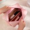 Plush Cosmetic Bag Convenient Storage Bag Large Capacity Toiletry Bag Multi-Layered Categorized Bag
