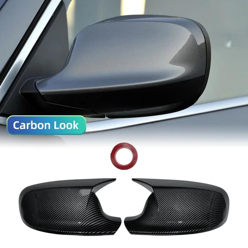 Rearview Mirror Cover Caps For BMW X3 F25 X1 E84 2010 2011 2012 2013 Mirror Shell Lid Car Accessories
