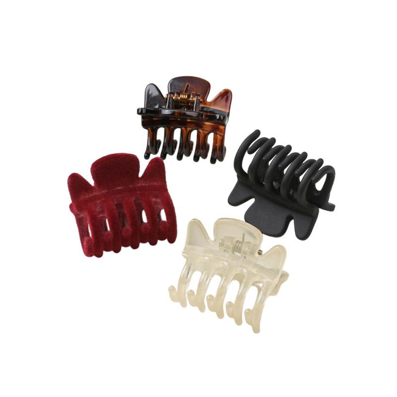 Mini Hair Grab Trend High Ponytail Grab Clip Braided Hair Side Clip Simple Matte Glossy Top Clip