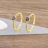Nidin Korean New Exquisite Lovely Opening Adjustable Heart Ring Fashion Temperament Versatile Female Zircon Jewelry Wedding Gift