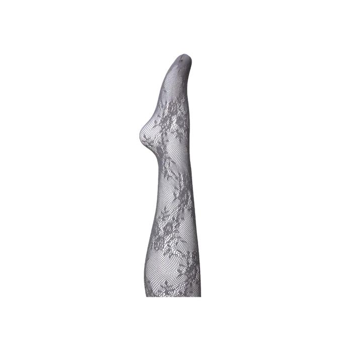 Vintage Flower Lace Stockings (Gray)