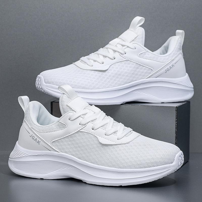 Spring and summer men's large size running sports shoes men's outdoor light and wear-resistant fitness ultra-light shock-absorbing casual shoes