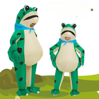 Halloween Costume, Frog Inflatable Costume, Holiday Party, Funny Animal Shaped Walking Doll Costume