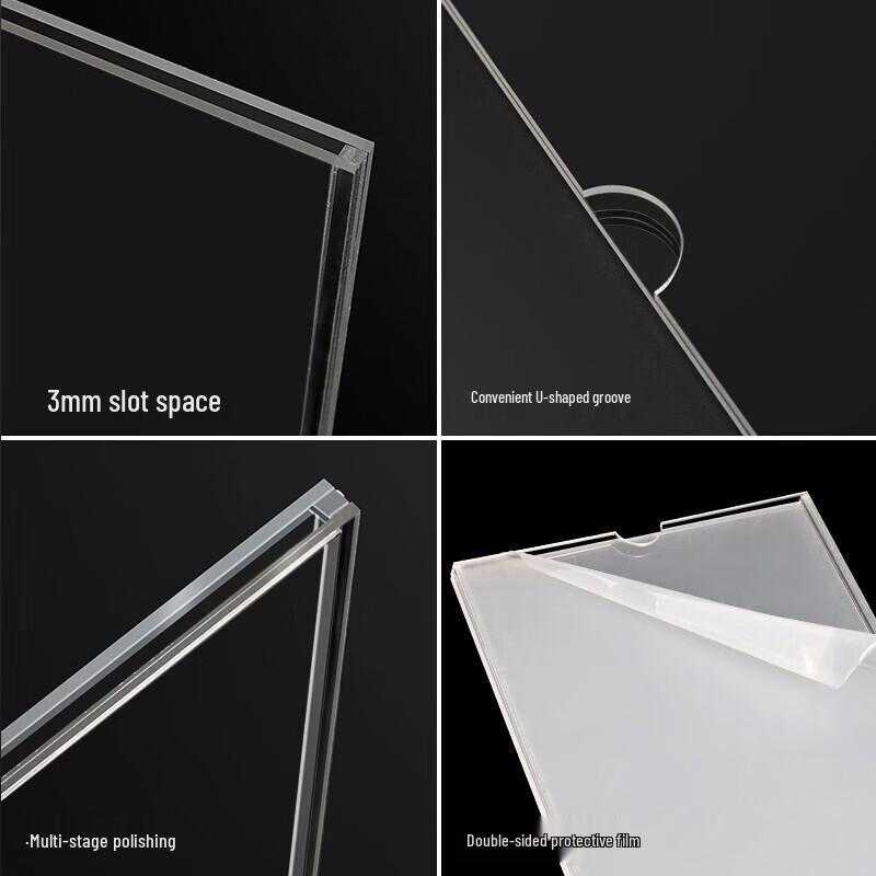 XYBP Acrylic Desk Card Holder & Display