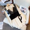 Women's Spring and Autumn Loose Causal Shirt Mid-Length Commuter Top