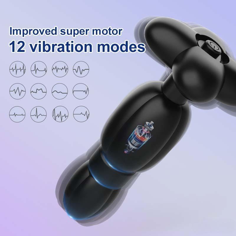 Anal Vibrator Anal Plug Auto Teleskop Dildo 5 Frequenz 1 Geschwindigkeit Vagina Klitoris Stimulator Erwachsene Produkt Butt Plug