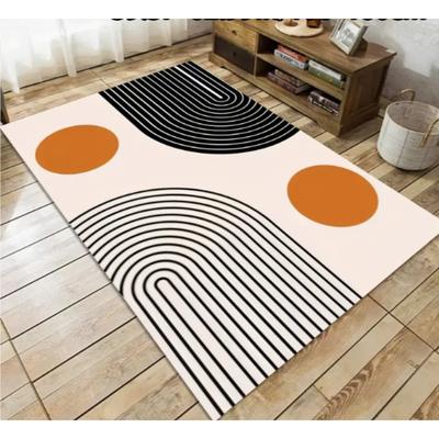 Geometrisch Abstract Vloerkleed Warm Woonkamers Slaapkamers Babykamers Terrassen Slaapkamer Met Geometrische Patronen Tapijt Decoratie