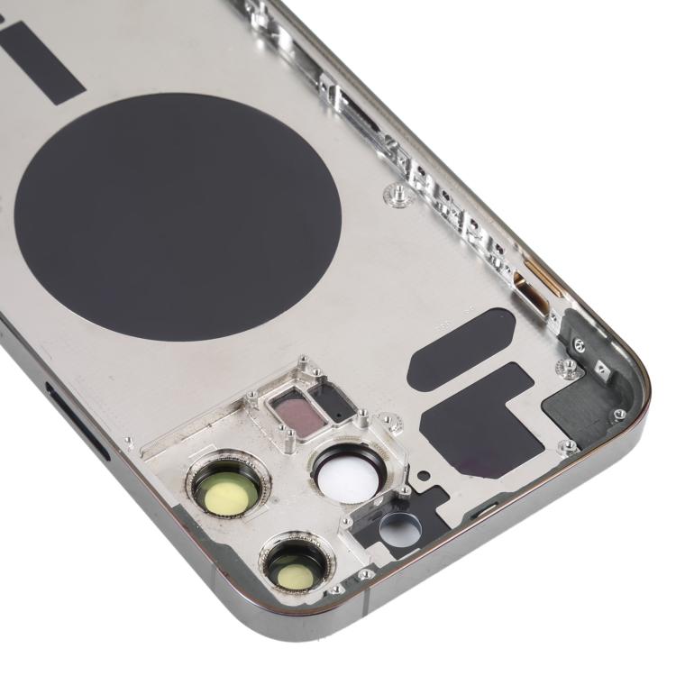 Back Housing Cover with SIM Card Tray & Side  Keys & Camera Lens for iPhone 13 Pro Max