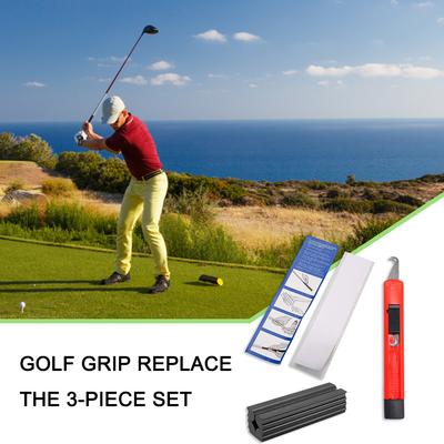 Golf Club Grip Repair Kit 13 Golf Grip Tape Strips Golfs Grip Dismantling Assembly Set Hook Blade for Golf Club Regripping