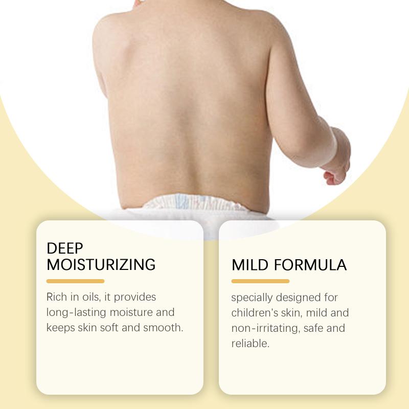 Kids Moisturizing Body Cream Nourishes and Prevents Chafing Gentle Lotion for Daily Skincare Routine