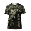 Maglietta con Fantasia Cool Arboricoltore Uomo Nome Personalizzato Stampa 3D T-Shirt Moda Estiva Girocollo Street Oversize Manica Corta