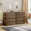 Commode 4 Tiroirs - Bealife - Commode De Chambre - Marron - 71 X 41 X 82 Cm