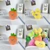 Delightful Soft Plush Fruit And Vegetable Keychain For Girls Featuring Unique Custom Designs