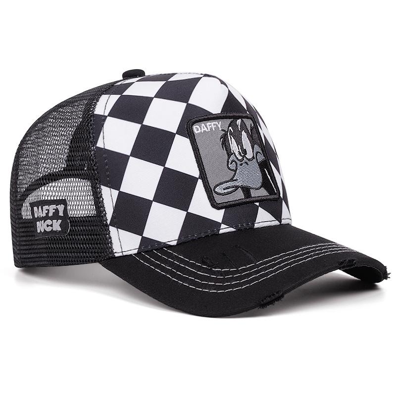 Cartoon Image Baseball Cap Summer Mesh Hat Mesh Truck Driver Hat Shade Hat adjustable