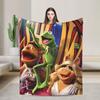 La Muppet Christmas Carol Coperta Morbida Ragazze Ragazzi Coperta Plaid in Flanella per Arredo Casa Morbida Copriletto Personalizzato Regalo di Compleanno