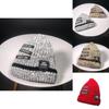 Fashionable Unisex Knitting Cap Hat With Embroidery Label For Hip-hop Enthusiasts