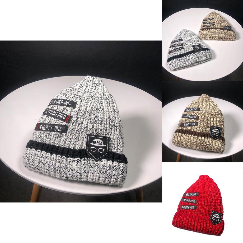 Fashionable Unisex Knitting Cap Hat With Embroidery Label For Hip-hop Enthusiasts