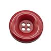 Red Wine Four-Hole Resin Button for Sweaters and Coats