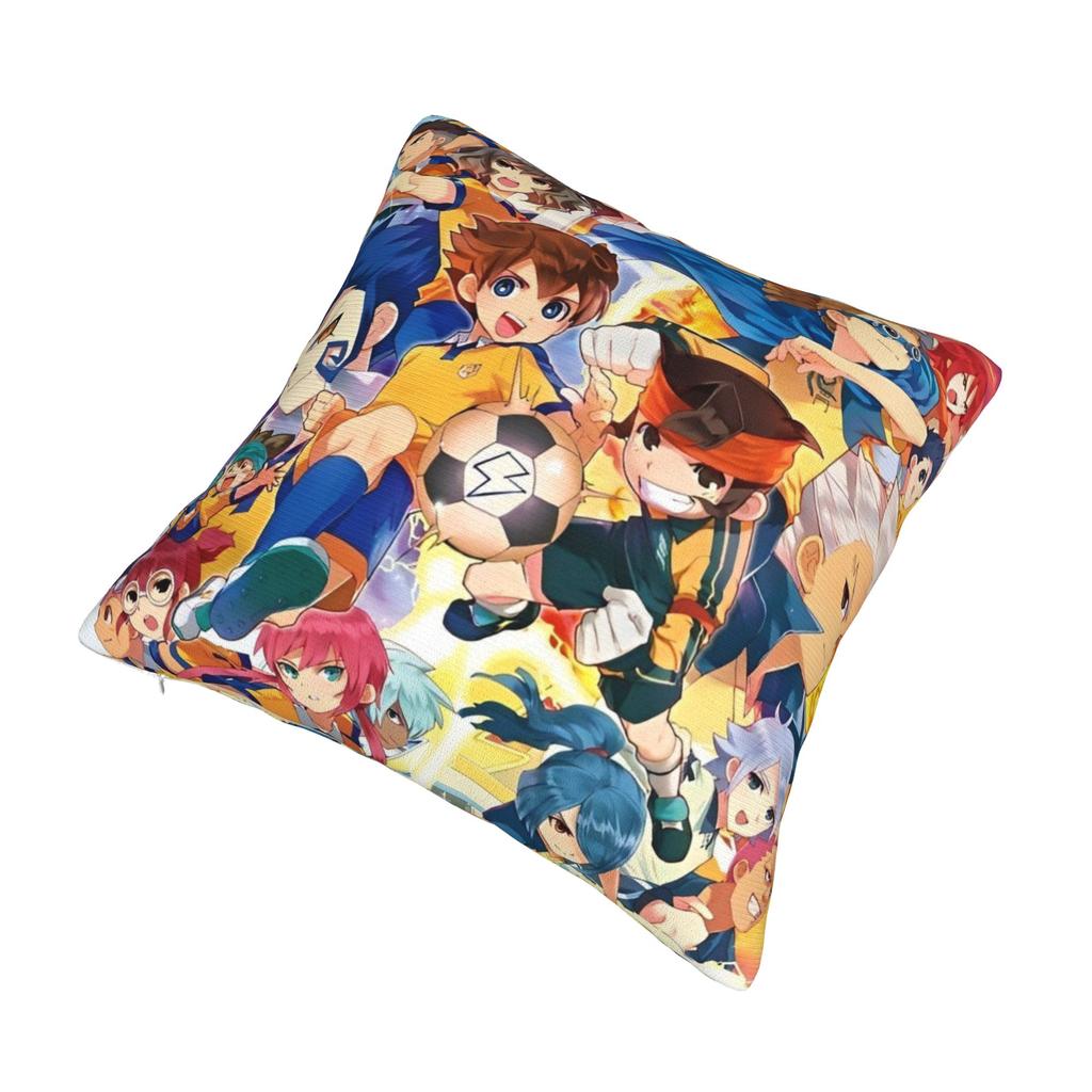 Inazuma Eleven Anime Game Pillowcase Soft Polyester Cushion Cover Gift RPG Cartoon Throw Pillow Case Cover Sofa Square