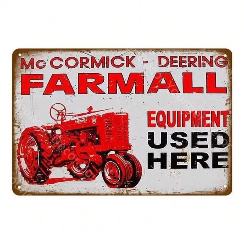 1 pc Retro Metal Wall Art Decor, Vintage Tin Sign for Office Living Room, 8x12 inches