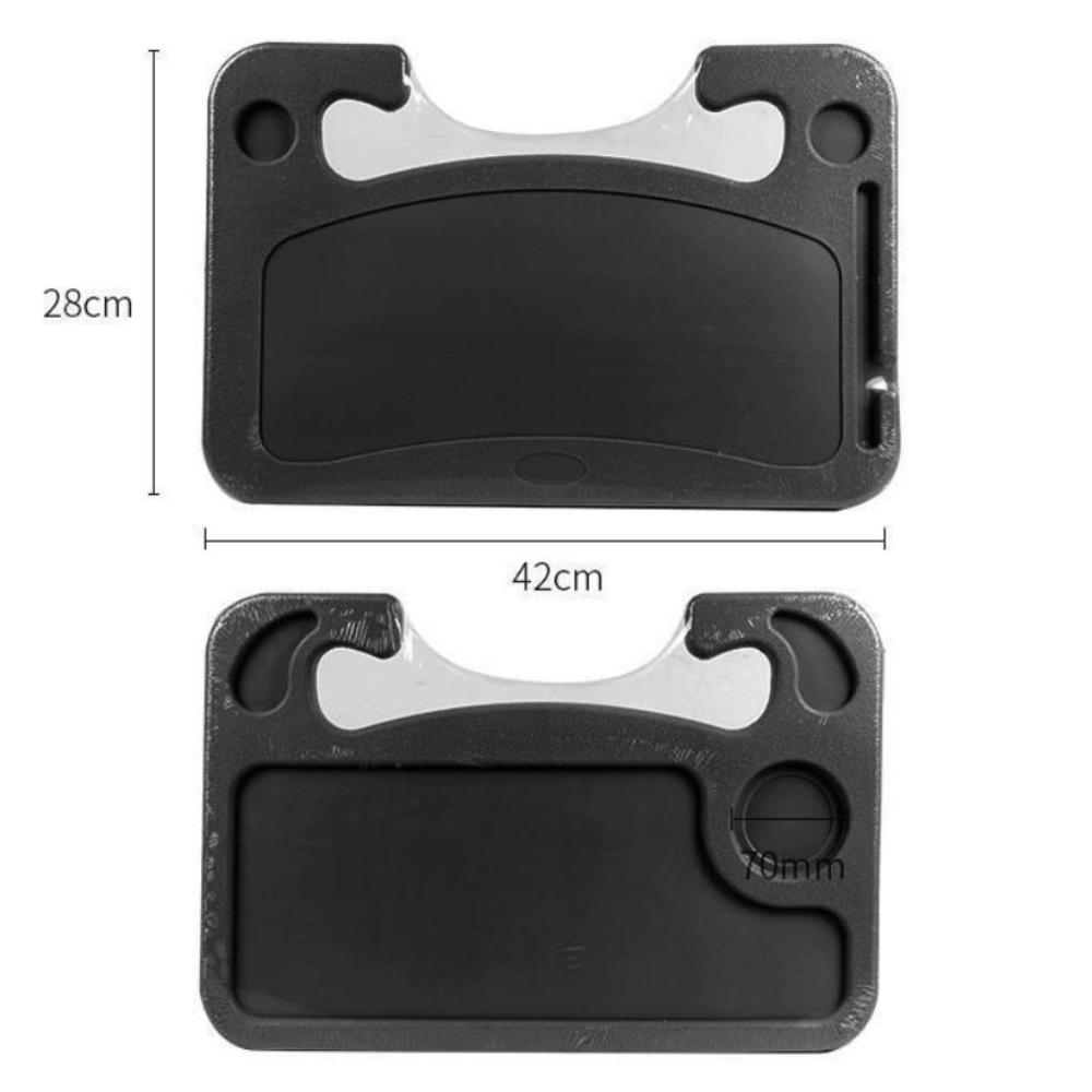 ABS Car Laptop Desk Easy To Install Work Surface Car Dining Table Mount Bracket Large Size Steering Wheel Table for Car Interior