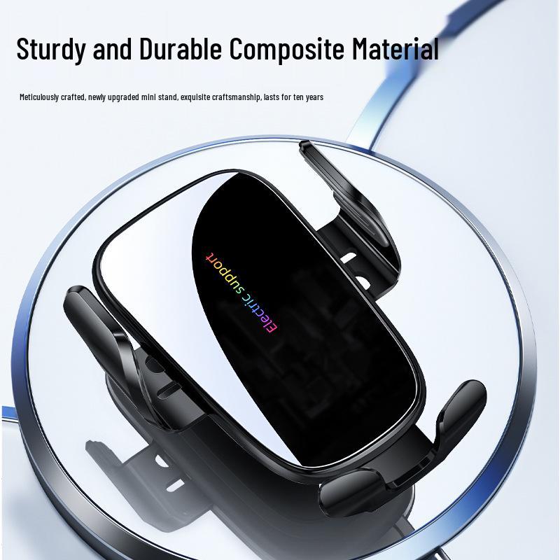 Universal Anti-Shake Car Phone Holder with Smart Sensor & Air Vent Clip