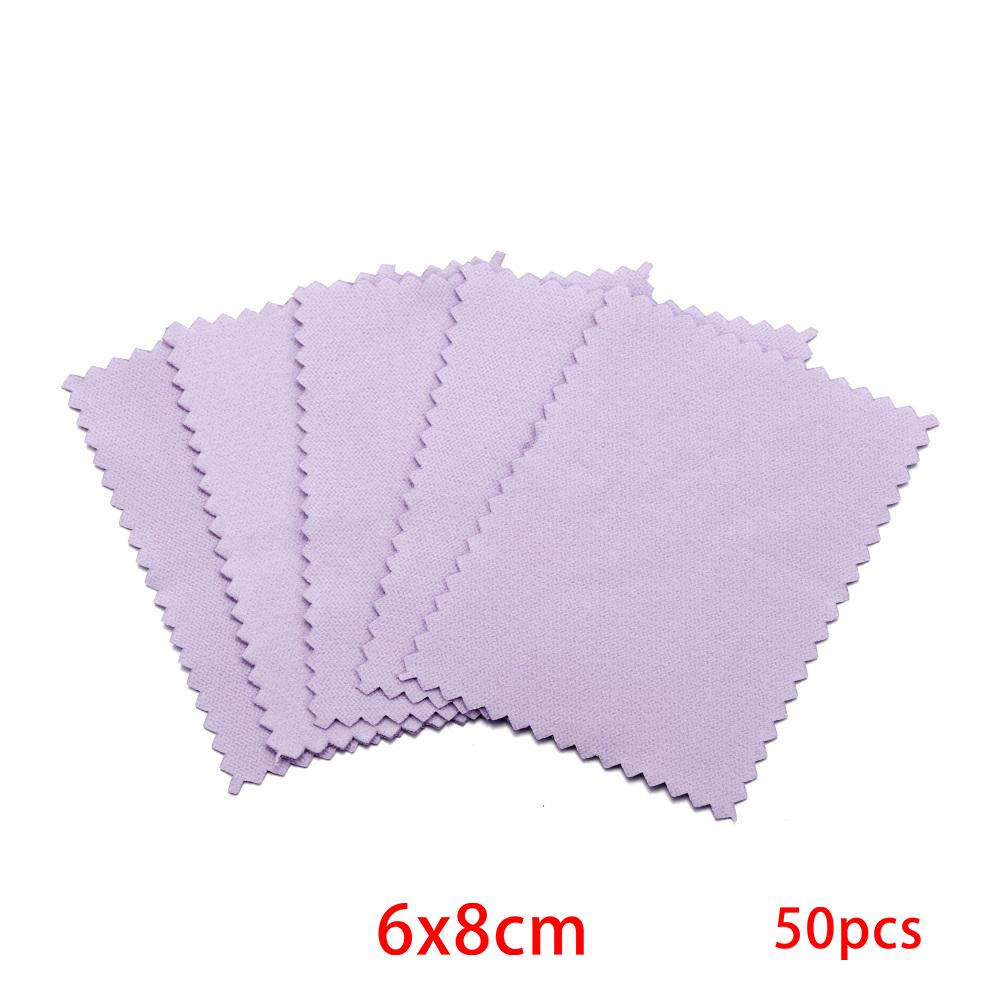 10-50pcs Polish Polishing Cloth Silver Color Cleaning  Polishing Cloth Soft Clean Wipe Wiping Cloth For Silver Gold Jewelry Tool
