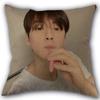 Kpop Cha EunWoo Pillowcase New Cotton Linen Fabric Square Zipper Pillowcase 45X45 Wedding Decorative Pillow cover