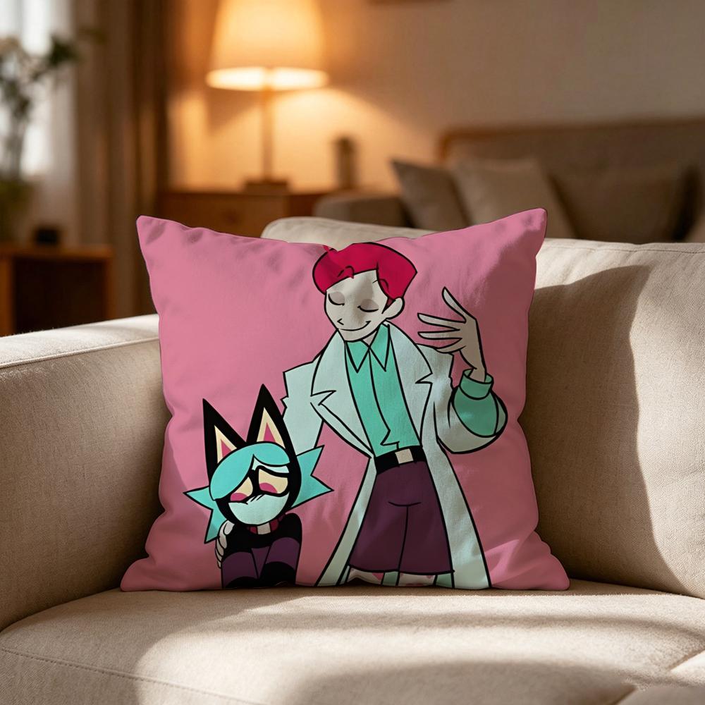Psycho Ccuties Anime Pillow Case Cushion Cover Soft Washable Pillow Case MultiScene For Couch Bed Travel Office Use