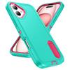 For iPhone 16 Case PC+Silicone+EVA Kickstand Drop-Proof Phone Cover