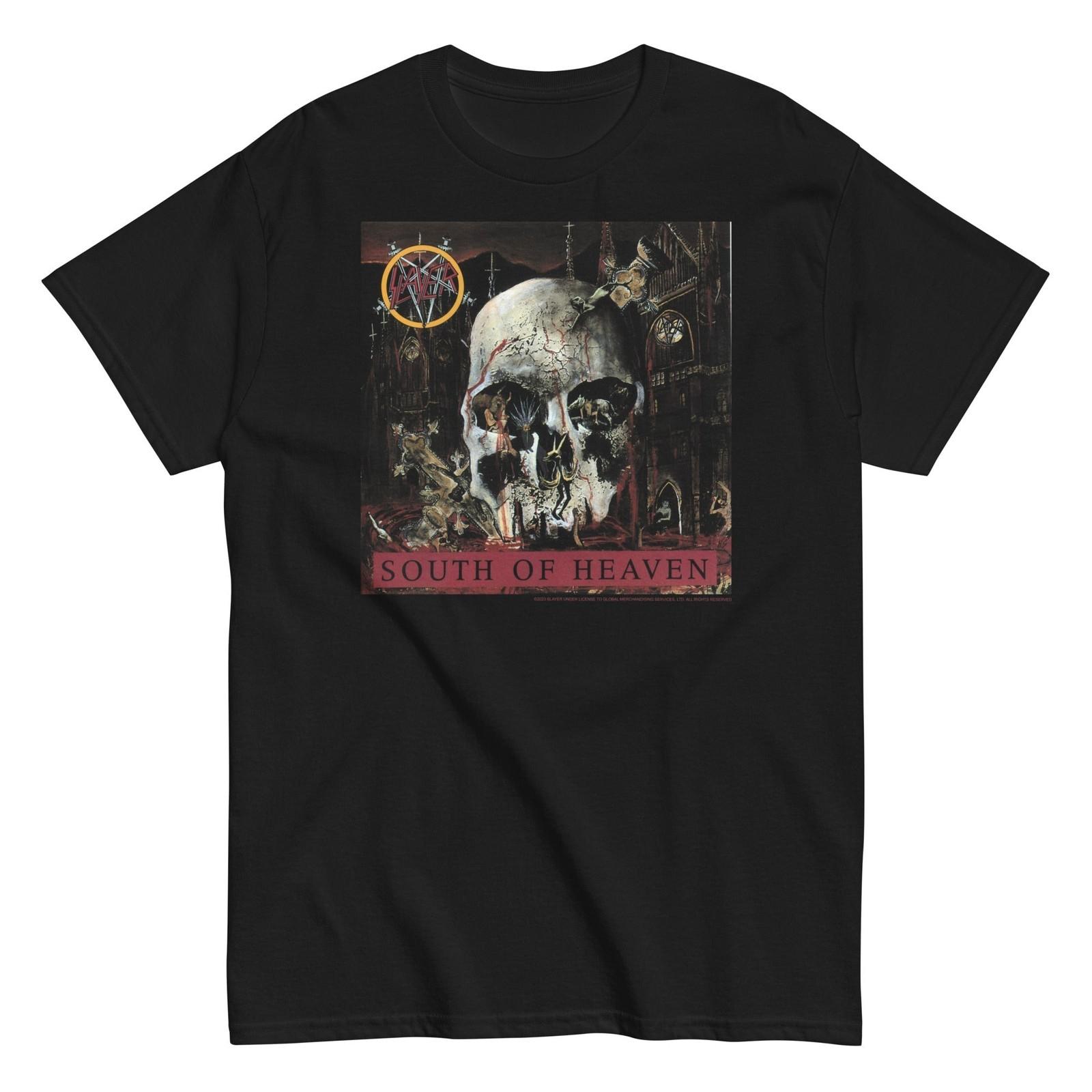 MerchMoment Slayer Heaven Cover T-Shirt T-Shirt Black New XXL
