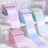 Gradient Color Pull Out Full Adhesive Sticky Notes Strong Viscosity For Student Office