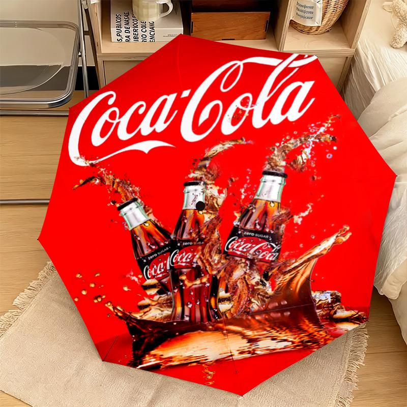 Christmas Gift Halloween Theme Bear Truck Coca Cola umbrella is suitable for all seasons, including home travel and outdoor activities Y11