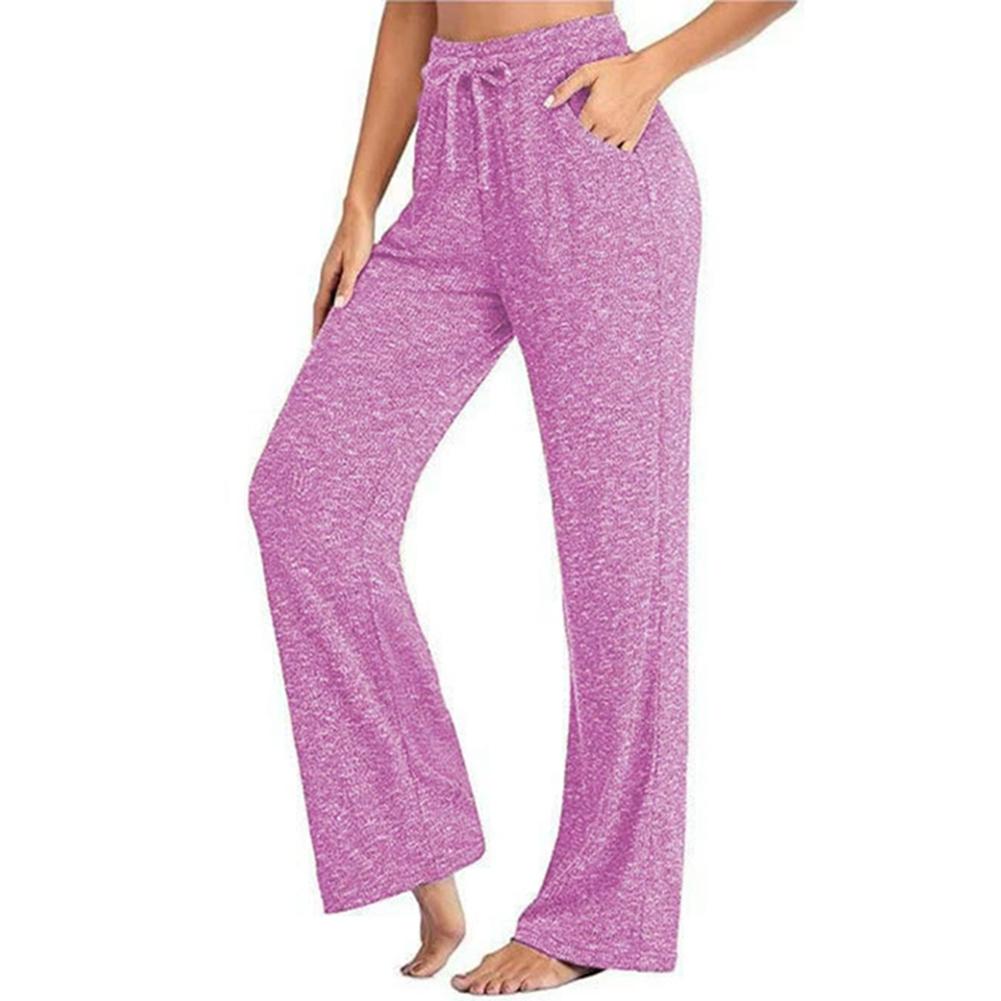 Women s Casual Loose-Fit Yoga Pants Quick-Dry Wide-Leg Pants 2XL