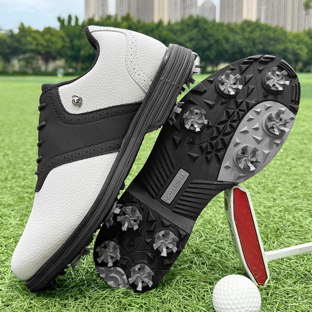Scarpe da Golf Uomo Professionali Outdoor Taglia 39-48 Scarpe per il Golf Impermeabili Sneakers da Golfista Comode