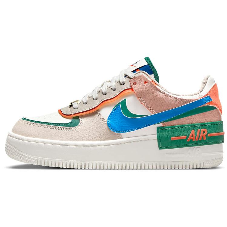 

Новые женские Nike Air Force 1 Low Shadow Sail Signal Blue Green CI0919-109 36