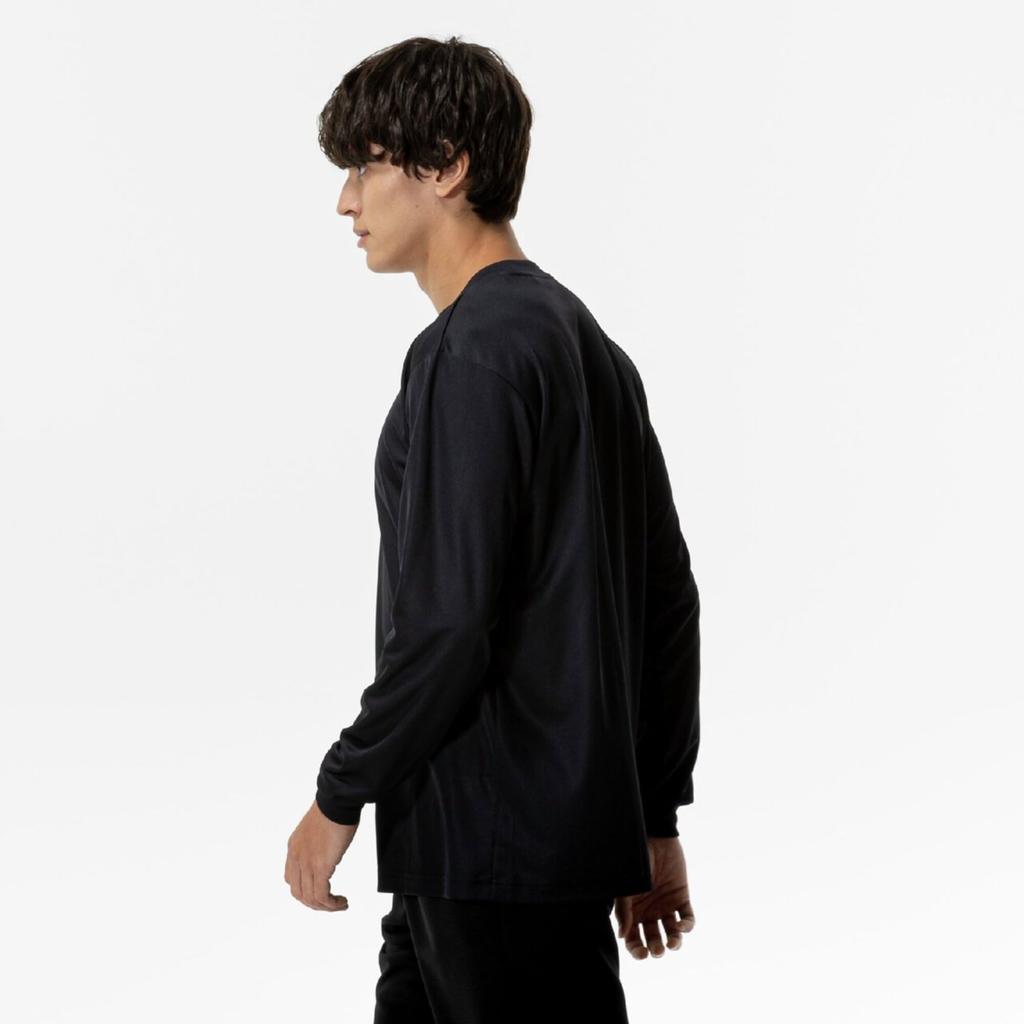 Mizuno NaviDry Long Sleeve Current Size M Exclusive Model Also T-Shirt, U-Neck, Moisture-Wicking, Quick-Drying, Underwear, Model, 32MAC195,