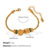 Premium Texture Beaded Bracelet Multi-Element Niche Design Snowflake Octagram Diamond Jewelry