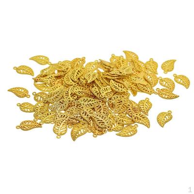 100 Lots Mini Spacer Charms Beads Jewelry Making Findings for Hair Comb Craft Filigree Retro